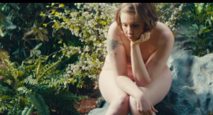 Lena Dunham, Naked as Eve 