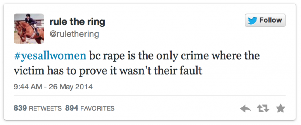 Twitter Against Misogyny: 20 Top Tweets From The #YesAllWomen Revolution