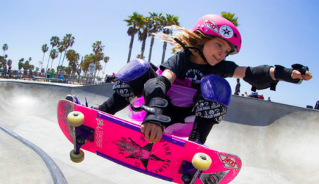 Gnarly in Pink: 6 Year Old Shredders